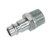 Adattatore D'Aria Maschio Filettato 3/8" BSPT Confezione Da 2 Sealey