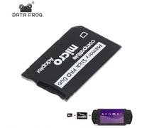 Adattatore DATA FROG Memory Stick Pro Duo, compatibile con PSP 1000/2000/3000, adattatore convertitore da Micro SD TF a scheda MS, plug and play 1 pezzoLettereABS