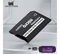 Adattatore DATA FROG Memory Stick Pro Duo per PSP 1000/2000/3000, adattatore da Micro SD TF a MS Card, plug and play 1 pezzoLettereABS