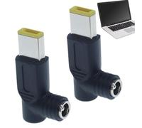 Adattatore DC 7,5x4,0mm 240W Connettore Portatile Angolare | Adattatore Convertitore Di 2 Pezzi Per PC Computer Casa Ufficio Aeroporto Viaggio D'Affari