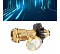 Adattatore del Calibro del Serbatoio di Propano, Convertitore del Serbatoio di Propano Rilevare Perdite per Evitare Le Griglie a Gas