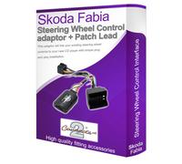 Adattatore Del Cavo Per Stereo Auto Skoda Fabia, Collega I Controlli Del Volante