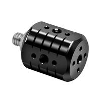 Adattatore del supporto del treppiede della lega di alluminio con i fori del filo per le precisioni di stabilità del telefono e della macchina fotografica lavor