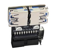 Adattatore della scheda madre USB - Convertitore di estensione della scheda Mainboard, doppia configurazione della porta femminile 3.0A | Accessorio per computer efficiente con supporto angolo sinistr