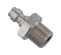 Adattatore dell'acciaio inossidabile PER M12X1 25 con la testa di collegamento rapido di 8MM e le caratteristiche di sicurezza ad alta pressione per i sistemi industriali (A)
