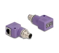 Adattatore Delock 60679 M12 a RJ45 Cat5e Viola IP67