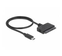 Adattatore DeLock 63803 USB-C a SATA 22 pin 0,5 m Nero
