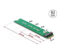 Adattatore Delock 64367 M.2 Key M per Slot M.2 SATA NVMe