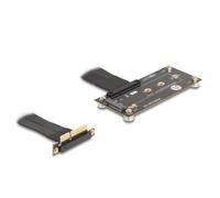 Adattatore Delock 81502 M.2 PCIe Femmina Nero 0,1 m