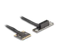 Adattatore Delock 81504 Mini PCI Express PCIe x1 cavo 20 cm nero