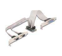 Adattatore Delock 95277 Mini PCI Express 2x RS-232 1x Parallela