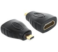 DELOCK ADAPTADOR MICRO HDMI - HDMI M/H NEGRO