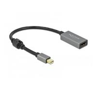 Adattatore Mini DisplayPort - DELOCK - 66570 - HDMI 4K 60 Hz - 0,2 m - Bianco