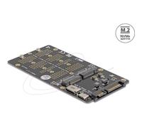 Adattatore Delock per SSD M.2 NVMe e SATA a PCIe e OCuLink