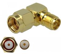 Adattatore Delock RP-SMA maschio a RP-SMA femmina 90° 3 GHz NEW