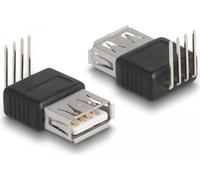 Adattatore Delock USB 2.0 Tipo A femmina a 4 pin angolato a 90° NEW