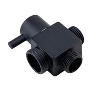 Adattatore deviatore doccia in ottone a doppia uscita adattatori per sistemi doccia resistenti all'erosione 1 pollice Due uscite per sistemi da bagno Valvole doccia a doppia uscita
