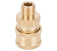 Adattatore di accoppiamento per idropulitrice a sgancio rapido in rame 14 maschio connettore maschio adatto per tubo da giardino e attrezzature per rondelle (A)