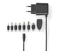 Adattatore di alimentazione AC universale 8 connettori DVB-T/T2 12.5W 5VDC Nedis