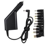 Adattatore di alimentazione CC per auto per laptop DELL Lenovo ASUS Acer HP universale 90W multifunzionale con interfaccia USB e 10 pezzi