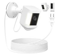 Adattatore di alimentazione con supporto per Ring Spotlight Cam Plus/Pro (batteria) e Ring Outdoor Cam Plus (batteria), cavo di alimentazione resistente alle intemperie da 7,6 m con staffa regolabile