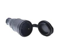 Adattatore di alimentazione convertitore 2 pezzi 16A 250V PP cablaggio gruppo spina maschio(EU plug female)