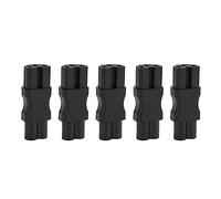 Adattatore di Alimentazione da 5 Pezzi IEC320 da C6 a C15, in Rame Convertitore CA da Maschio a Femmina da C6 a C15 per Presa ups, Presa per Sala Computer