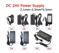 Adattatore di alimentazione LED DC 24V Trasformatore di illuminazione AC 110V ~ 220V 1A 2A 3A 4A 5A 6A 8A 10A Alimentatore switching per router telecamera LED