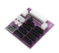 Adattatore di alimentazione mineraria piastra convertitore 12 V 8 x 4 pin 2 x 6 pin scheda GPU per estrazione chia alimentatore 800 W