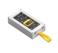 Adattatore di alimentazione mobile da 20000 mAh con ricarica rapida da 120 W e display trasparente a LED per campeggio all'aperto avventura USB C e USB A adattatore di alimentazione mobile