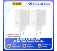 Adattatore di alimentazione originale realme SUPERVOOC 120W/80W USB ricarica rapida per Realme GT 7/GT 7T/GT 7 Pro/14 Pro+