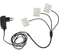 Adattatore di alimentazione per 3 batterie AAA, 4,5 V 500 mA 2,2 W