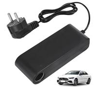 Adattatore di alimentazione per auto, 12 V, 10 A, convertitore di tensione da 120 W, CA, 100 - 240 V a 12 V, 10 A, con presa accendisigari, adattatore per gonfiatore pneumatici, frigorifero auto