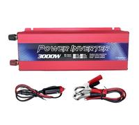 Adattatore di alimentazione per auto - Convertitore DC12V su AC con porte a doppia uscita | Dispositivo a spina inverter di potenza da 3000 W per la ricarica elettronica durante le emergenze da campeg