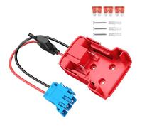 Adattatore di alimentazione per batterie al litio da 18 V per equitazione auto giocattolo con connettori per cablaggio, 3 fusibili da 40 A inclusi, adattatore di alimentazione con imbracatura