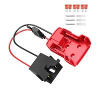 Adattatore di alimentazione per batterie al litio da 18 V per equitazione auto giocattolo con connettori per cablaggio, 3 fusibili da 40 A inclusi, adattatore di alimentazione con imbracatura