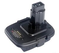 Adattatore di alimentazione per BPS18D, interfaccia batteria da 20 V a 18 V per accessori tagliabordi, strumento di conversione nero per attrezzature da giardino all'aperto