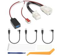 Adattatore di alimentazione per dashcam, (10P TypeC) compatibile con | Adattatore di alimentazione da specchietto retrovisore automatico a Dash Cam, cavo adattatore per caricatore GPS per