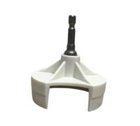 Adattatore di alimentazione per macchina per maglieria fai da te Parti di lavoro a maglia adattatore maniglia manovella bianco 6x6.5x8 cm