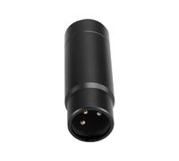 Adattatore di Alimentazione Phantom Sistema di Microfono Mixer Audio per Microfono A Condensatore 48V Adattatore per Microfono XLR 3,5 mm Nero