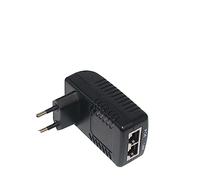 Adattatore di alimentazione POE tramite l'alimentatore di monitoraggio della telecamera bridge wireless standard europeo 24V1A 100 Gigabit(101-15W-48V0.35A)