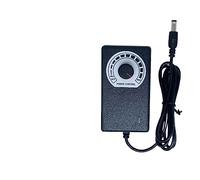 Adattatore di alimentazione regolabile 3-12V2A con luce a LED e regolatore velocità del motore Cannon