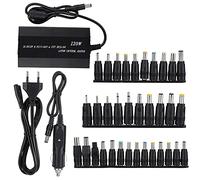 Adattatore Di Alimentazione Regolabile Universale per Notebook PC - 90W, 110-240V, Domestico e Auto (EU)