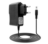 Adattatore di alimentazione universale 9V 850mA per pedali effetto chitarra Cavo da 1 m con connettore da 5,5 mm x 2,1 mm, punta negativa, compatibile con più marche