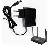 Adattatore di alimentazione universale da CA a CC 12V 1A con spina da 5,5 mm x 2,1 mm e cavo da 1 m, ideale per telecamere di videosorveglia