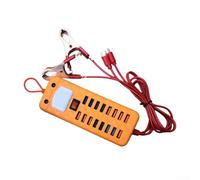 Adattatore di alimentazione USB a 16 porte per dispositivi digitali da 5 V, ingresso 12-24 V, protezione da sovratensione/sovracorrente/sovratemperatura