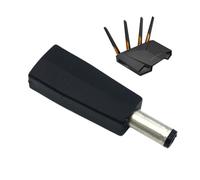 Adattatore di alimentazione USB DC 5,5 × 2,1 mm, connettore di conversione da 5 V stabile che offre un flusso di energia sicuro per computer portatili, cellulari o router | Soluzione di riparazione