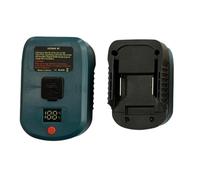 Adattatore di alimentazione USB per batterie Bosch da 18 V, compatibile con BL1850B, BL1860B, DCB200, DCB201, BAT622, BAT609, doppia porta di ricarica, design compatto per attrezzi da casa e da