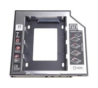 adattatore di alluminio di Caddys degli HDD di 9.5mm 12.7mm per la baia ottica del computer portatile con la dissipazione di calore Enhanceds