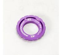 Adattatore di blocco centrale in lega di alluminio per installazione a disco a sei pin, lavorato a CNC per prestazioni migliorate (viola)